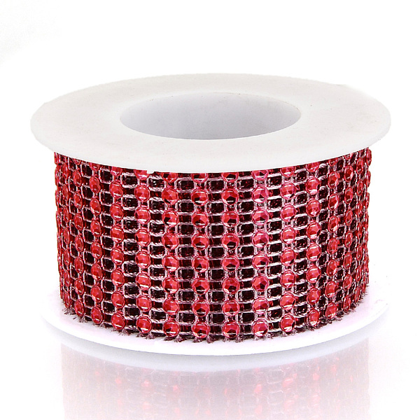 PandaHall 8 Rows Plastic Diamond Mesh Wrap Roll, Rhinestone Ribbon, with Spool, for Wedding, Birthday, Baby Shower, Arts & Crafts, Red...
PandaHall 8 Rows Plastic Diamond Mesh Wrap Roll, Rhinestone Ribbon, with Spool, for Wedding, Birthday, Baby Shower, Arts & Crafts, Red...