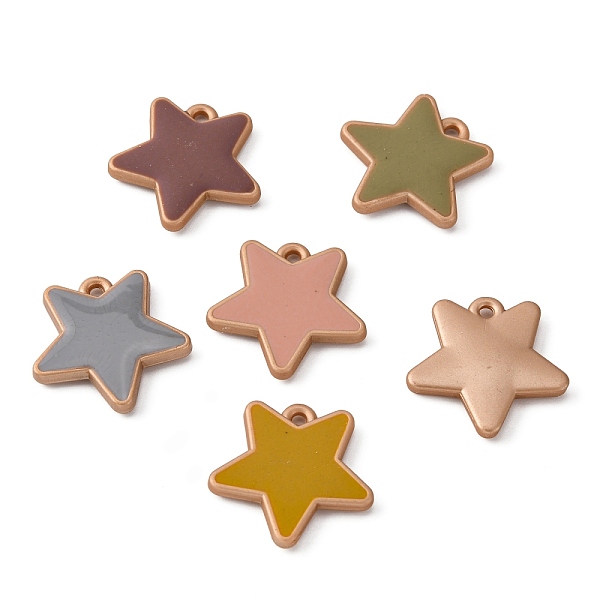 PandaHall CCB Plastic Pendants, with Enamel, Star, Mixed Color, 23x23x3mm, Hole: 2mm Plastic Star Multicolor
PandaHall CCB Plastic Pendants, with Enamel, Star, Mixed Color, 23x23x3mm, Hole: 2mm Plastic Star Multicolor