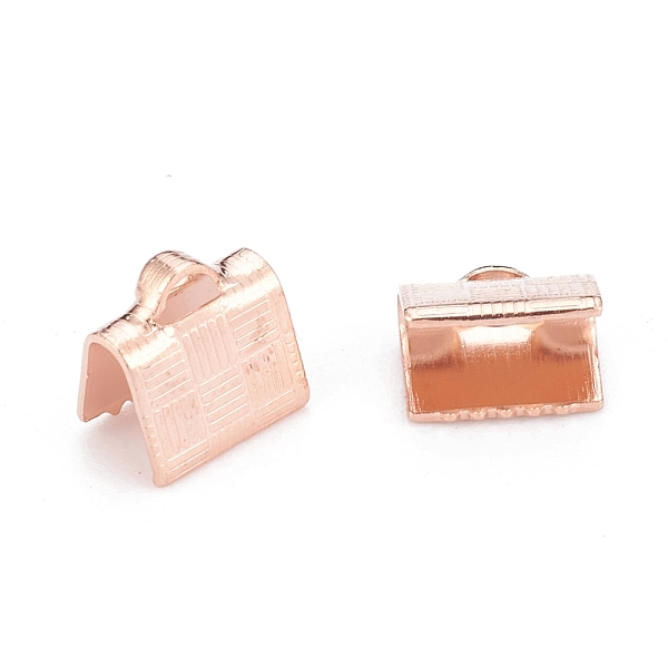 PandaHall 304 Stainless Steel Ribbon Crimp Ends, Rose Gold, 7x7x5mm, Hole: 0.4mm 304 Stainless Steel
PandaHall 304 Stainless Steel Ribbon Crimp Ends, Rose Gold, 7x7x5mm, Hole: 0.4mm 304 Stainless Steel