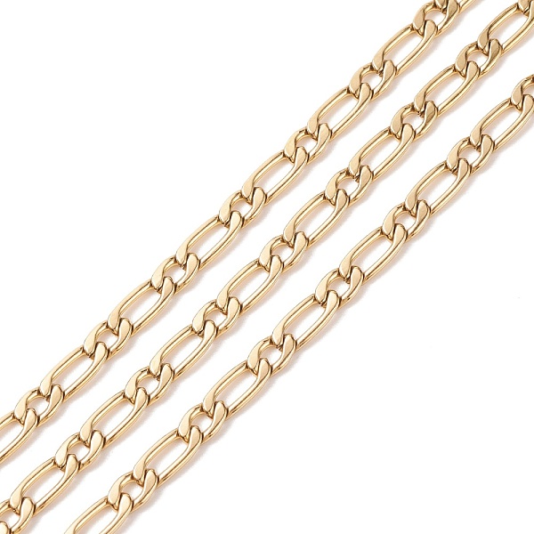 PandaHall Ion Plating(IP) 304 Stainless Steel Mother-Son Chains, Unwelded, Decorative Chain, Golden, 4.5x11x1.2mm, 4.9x6x1.2mm 304...
PandaHall Ion Plating(IP) 304 Stainless Steel Mother-Son Chains, Unwelded, Decorative Chain, Golden, 4.5x11x1.2mm, 4.9x6x1.2mm 304...