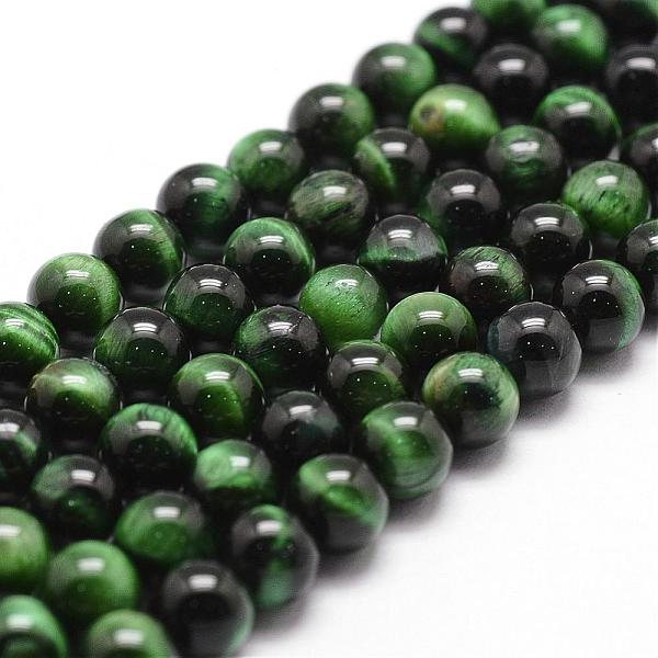 PandaHall Natural Tiger Eye Bead Strands, Dyed & Heated, Round, Green, 10mm, Hole: 1mm, about 37pcs/strand, 14.9 inch~15.1 inch Tiger Eye...
PandaHall Natural Tiger Eye Bead Strands, Dyed & Heated, Round, Green, 10mm, Hole: 1mm, about 37pcs/strand, 14.9 inch~15.1 inch Tiger Eye...