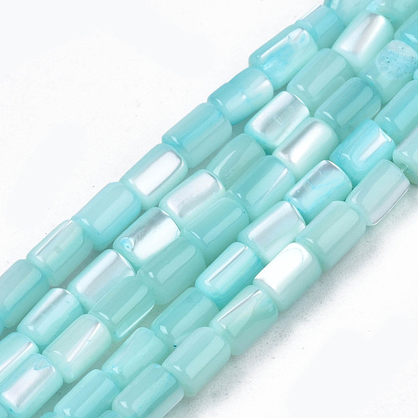 PandaHall Natural Trochid Shell/Trochus Shell Beads Strands, Dyed, Column, Pale Turquoise, 4~5x3~3.5mm, Hole: 0.9mm, about 77~78pcs/strand...
PandaHall Natural Trochid Shell/Trochus Shell Beads Strands, Dyed, Column, Pale Turquoise, 4~5x3~3.5mm, Hole: 0.9mm, about 77~78pcs/strand...
