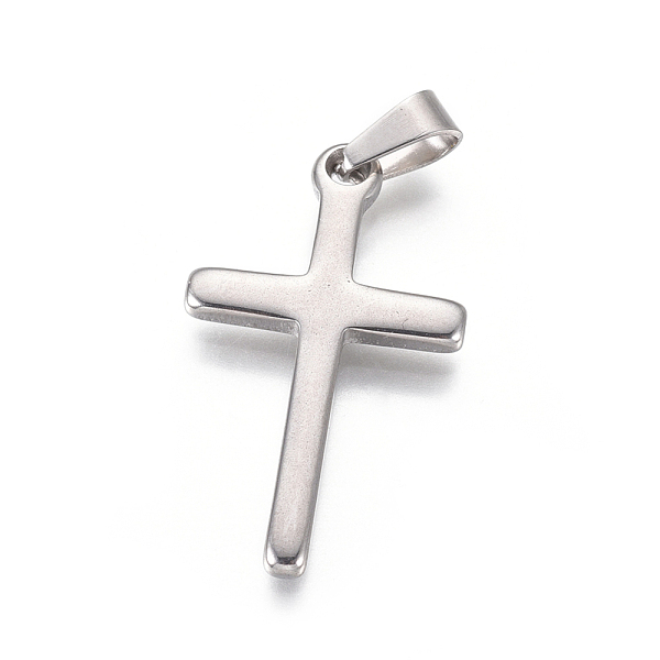 PandaHall 304 Stainless Steel Pendants, Religion Theme, Cross, Stainless Steel Color, 33x19x2mm, Hole: 7x4mm 304 Stainless Steel Cross
PandaHall 304 Stainless Steel Pendants, Religion Theme, Cross, Stainless Steel Color, 33x19x2mm, Hole: 7x4mm 304 Stainless Steel Cross