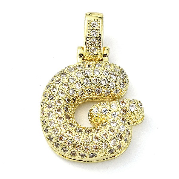 PandaHall Brass Micro Pave Clear Cubic Zirconia Pendants, Real 18K Gold Plated, Letter G, 29.5mm, Hole: 4.8x3.5mm, Pendant: 23x19x5.5mm...
PandaHall Brass Micro Pave Clear Cubic Zirconia Pendants, Real 18K Gold Plated, Letter G, 29.5mm, Hole: 4.8x3.5mm, Pendant: 23x19x5.5mm...