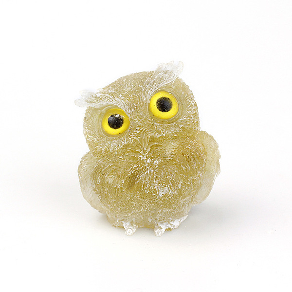 PandaHall Resin Home Display Decorations, with Natural Lemon Quartz Chips Inside, Owl, 60x50x42mm Lemon Quartz Owl
PandaHall Resin Home Display Decorations, with Natural Lemon Quartz Chips Inside, Owl, 60x50x42mm Lemon Quartz Owl