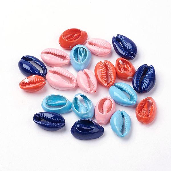 PandaHall Natural Shell Beads, Dyed, Cowrie Shell, Mixed Color, 15~19x10~13x6~7mm, Hole: 1~3mm Cowrie Shell Shell Shape Multicolor
PandaHall Natural Shell Beads, Dyed, Cowrie Shell, Mixed Color, 15~19x10~13x6~7mm, Hole: 1~3mm Cowrie Shell Shell Shape Multicolor
