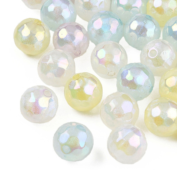 PandaHall Plating Acrylic Beads, Pearlized, Faceted Round, Mixed Color, 13mm, Hole: 2mm Acrylic Round Multicolor 
PandaHall Plating Acrylic Beads, Pearlized, Faceted Round, Mixed Color, 13mm, Hole: 2mm Acrylic Round Multicolor