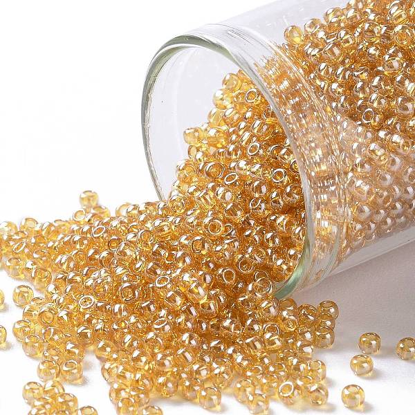 PandaHall TOHO Round Seed Beads, Japanese Seed Beads, (103B) Medium Topaz Transparent Luster, 11/0, 2.2mm, Hole: 0.8mm, about 1110pcs/10g..., Brown
PandaHall TOHO Round Seed Beads, Japanese Seed Beads, (103B) Medium Topaz Transparent Luster, 11/0, 2.2mm, Hole: 0.8mm, about 1110pcs/10g..., Brown
