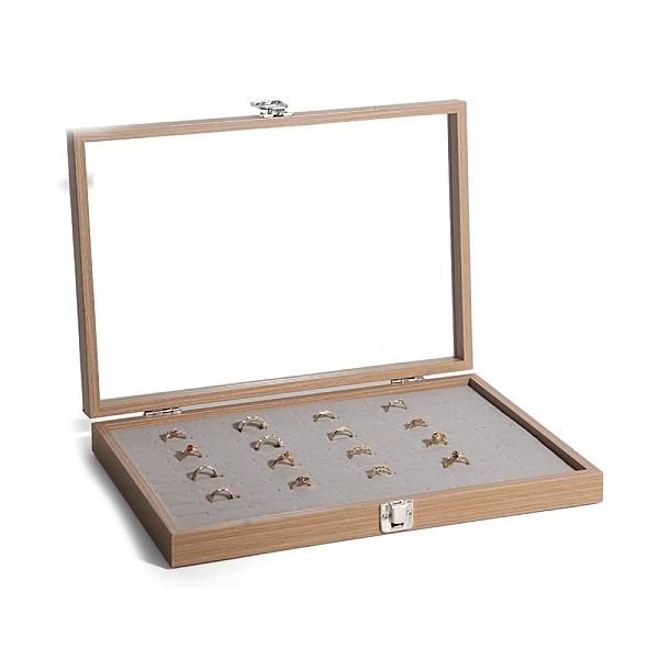 PandaHall Rectangle Wooden Rings Presentation Boxes, Clear Visible Jewelry Display Case for Rings, Navajo White, 350x240x45mm Wood Rectangle
PandaHall Rectangle Wooden Rings Presentation Boxes, Clear Visible Jewelry Display Case for Rings, Navajo White, 350x240x45mm Wood Rectangle