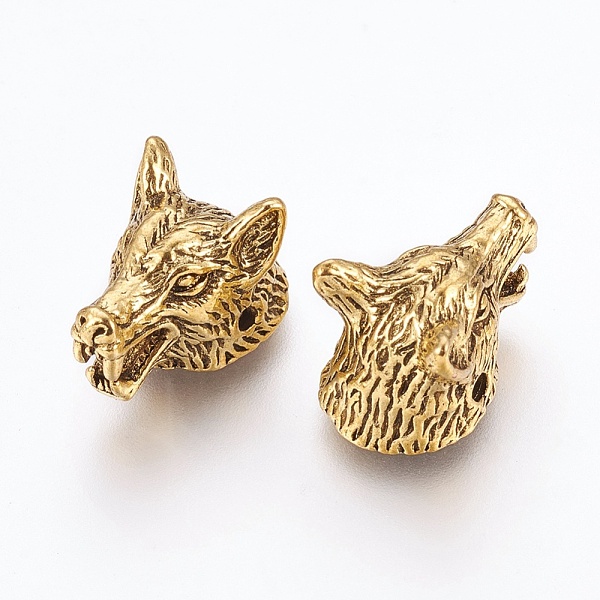 PandaHall Tibetan Style Alloy Beads, Wolf, Antique Golden, 11x11.5x18mm, Hole: 1.6mm Alloy Other Animal
PandaHall Tibetan Style Alloy Beads, Wolf, Antique Golden, 11x11.5x18mm, Hole: 1.6mm Alloy Other Animal
