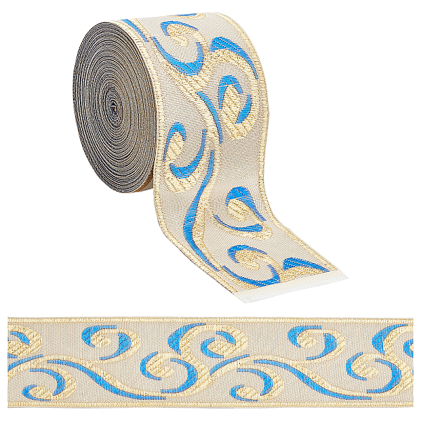 PandaHall Gorgecraft Embroidery Polyester Ribbons, Jacquard Ribbon, Tyrolean Ribbon, Garment Accessories, Floral Pattern, Light Khaki, 2"...
PandaHall Gorgecraft Embroidery Polyester Ribbons, Jacquard Ribbon, Tyrolean Ribbon, Garment Accessories, Floral Pattern, Light Khaki, 2"...