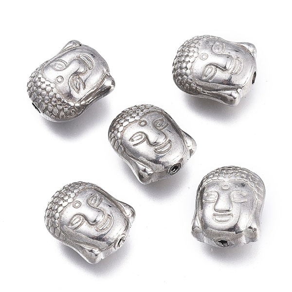 PandaHall Buddhist 304 Stainless Steel Beads, Buddha Head, Stainless Steel Color, 11.4x9.3x6.5mm, Hole: 1.5mm 304 Stainless Steel Human
PandaHall Buddhist 304 Stainless Steel Beads, Buddha Head, Stainless Steel Color, 11.4x9.3x6.5mm, Hole: 1.5mm 304 Stainless Steel Human