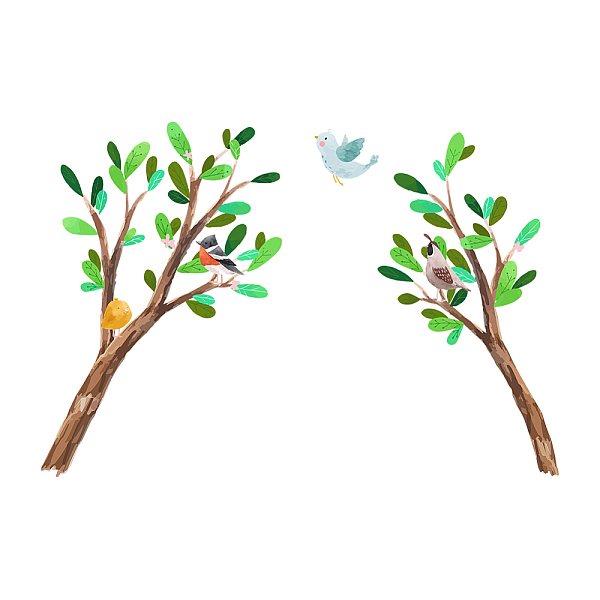 PandaHall PVC Wall Stickers, Wall Decoration, Tree Pattern, 390x800mm, 2 sheets/set PVC Tree
PandaHall PVC Wall Stickers, Wall Decoration, Tree Pattern, 390x800mm, 2 sheets/set PVC Tree