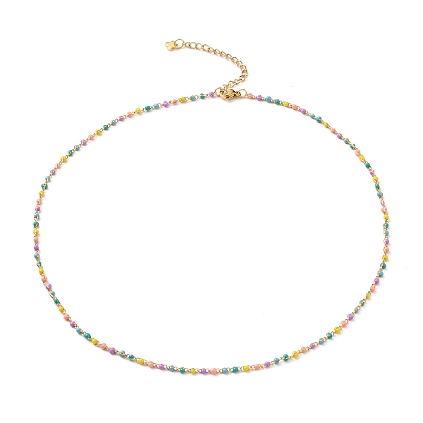 PandaHall 304 Stainless Steel Enamel Link Chain Bracelets & Necklaces Jewelry Sets, with 304 Stainless Steel Lobster Claw Clasps and Chain...
PandaHall 304 Stainless Steel Enamel Link Chain Bracelets & Necklaces Jewelry Sets, with 304 Stainless Steel Lobster Claw Clasps and Chain...