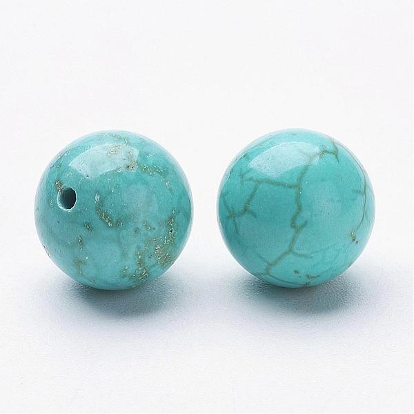 PandaHall Natural Magnesite Beads, Dyed & Heated, Half Drilled, Round, Turquoise, 10~10.5mm, Hole: 1mm Magnesite Round Green
PandaHall Natural Magnesite Beads, Dyed & Heated, Half Drilled, Round, Turquoise, 10~10.5mm, Hole: 1mm Magnesite Round Green