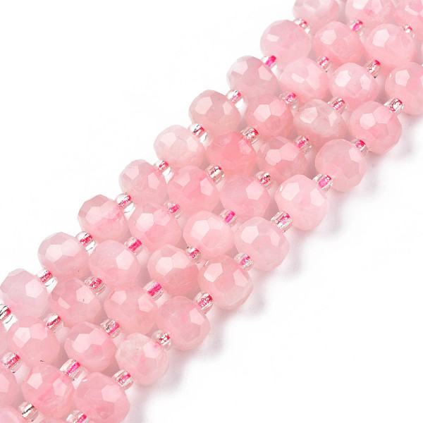 PandaHall Natural Rose Quartz Beads Strands, with Seed Beads, Faceted, Rondelle, 8x6mm, Hole: 1mm, about 20~22pcs/strand, 7.09 inch(18cm)...
PandaHall Natural Rose Quartz Beads Strands, with Seed Beads, Faceted, Rondelle, 8x6mm, Hole: 1mm, about 20~22pcs/strand, 7.09 inch(18cm)...