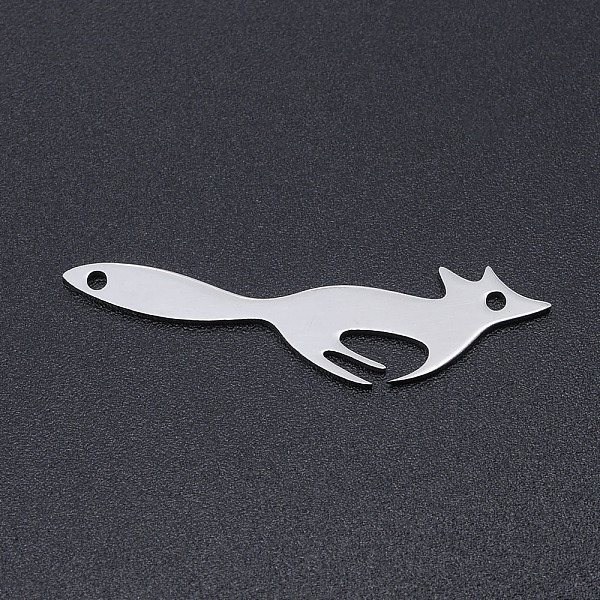 PandaHall 201 Stainless Steel Links connectors, Fox, Stainless Steel Color, 35x9x1mm, Hole: 1.4mm 201 Stainless Steel Fox
PandaHall 201 Stainless Steel Links connectors, Fox, Stainless Steel Color, 35x9x1mm, Hole: 1.4mm 201 Stainless Steel Fox