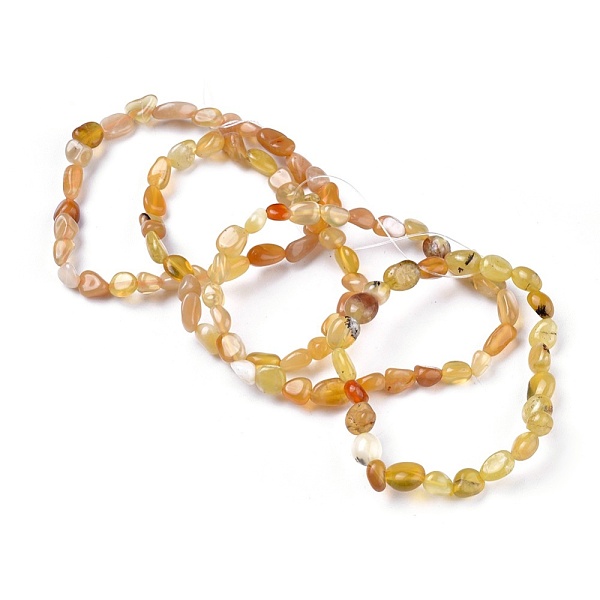 PandaHall Natural Yellow Opal Bead Stretch Bracelets, Tumbled Stone, Nuggets, Inner Diameter: 2~2-1/4 inch(5.2~5.6cm) Yellow Opal
PandaHall Natural Yellow Opal Bead Stretch Bracelets, Tumbled Stone, Nuggets, Inner Diameter: 2~2-1/4 inch(5.2~5.6cm) Yellow Opal