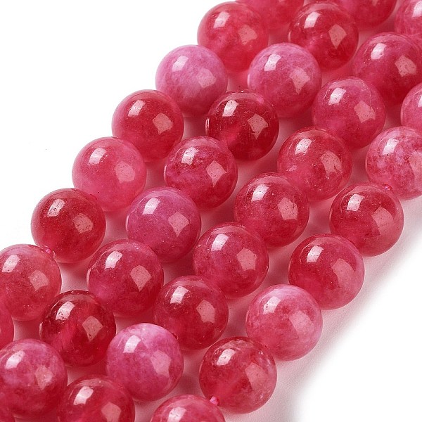 PandaHall Dyed Natural Malaysia Jade Beads Strands, Round, Cerise, 10mm, Hole: 1.2mm, about 19pcs/strand, 7.09 inch(18cm) Malaysia Jade..., Red
PandaHall Dyed Natural Malaysia Jade Beads Strands, Round, Cerise, 10mm, Hole: 1.2mm, about 19pcs/strand, 7.09 inch(18cm) Malaysia Jade..., Red