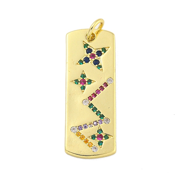 PandaHall Real 18K Gold Plated Brass Micro Pave Cubic Zirconia Pendants, Rectangle with Star, Colorful, 32x11.5x1.5mm, Hole: 4mm Brass+Cubic...
PandaHall Real 18K Gold Plated Brass Micro Pave Cubic Zirconia Pendants, Rectangle with Star, Colorful, 32x11.5x1.5mm, Hole: 4mm Brass+Cubic...