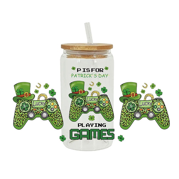 PandaHall Saint Patrick's Day Theme PET Clear Film Green Shamrock Rub on Transfer Stickers for Glass Cups, Waterproof Cup Wrap Transfer...
PandaHall Saint Patrick's Day Theme PET Clear Film Green Shamrock Rub on Transfer Stickers for Glass Cups, Waterproof Cup Wrap Transfer...