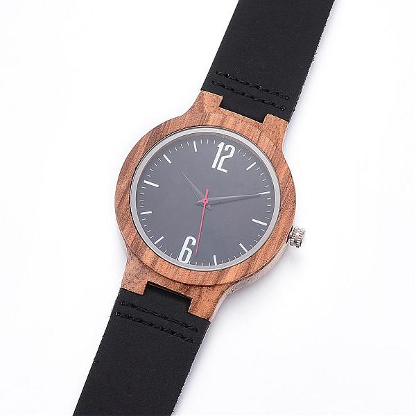 PandaHall Zebrano Wood Wristwatches, Men Electronic Watch, with Leather Watchbands and Alloy Findings, Black, 260x23x2mm, Watch Head...
PandaHall Zebrano Wood Wristwatches, Men Electronic Watch, with Leather Watchbands and Alloy Findings, Black, 260x23x2mm, Watch Head...