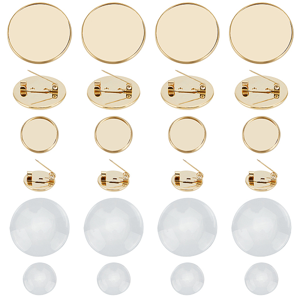 PandaHall Beebeecraft DIY Blank Dome Brooch Making Kit, Including Flat Round 304 Stainless Steel Brooch Findings, Glass Cabochons, Golden...
PandaHall Beebeecraft DIY Blank Dome Brooch Making Kit, Including Flat Round 304 Stainless Steel Brooch Findings, Glass Cabochons, Golden...