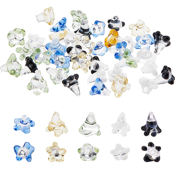 PandaHall 40Pcs 5 Colors High Borosilicate Glass Beads, No Hole/Undrilled, Flower, Mixed Color, 5~7x6~7x6~7mm, 8Pcs/color Glass Flower..., Multicolor
PandaHall 40Pcs 5 Colors High Borosilicate Glass Beads, No Hole/Undrilled, Flower, Mixed Color, 5~7x6~7x6~7mm, 8Pcs/color Glass Flower..., Multicolor