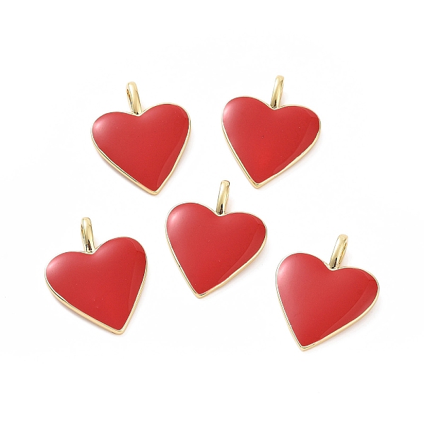 PandaHall Brass Enamel Pendants, Long-Lasting Plated, Real 18K Gold Plated, Heart, Red, 24x19x1.5mm, Hole: 6x3mm Brass+Enamel Heart Red
PandaHall Brass Enamel Pendants, Long-Lasting Plated, Real 18K Gold Plated, Heart, Red, 24x19x1.5mm, Hole: 6x3mm Brass+Enamel Heart Red