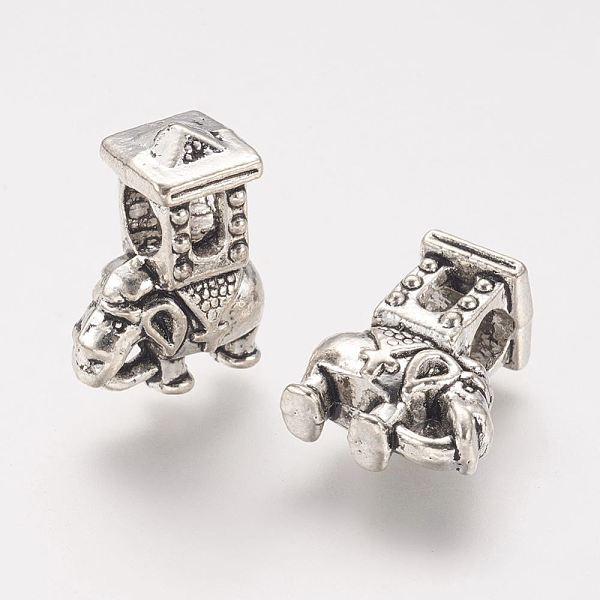 PandaHall Tibetan Style Alloy European Beads, Elephant, Antique Silver, 19x13x7.5mm, Hole: 4.5mm Alloy Elephant
PandaHall Tibetan Style Alloy European Beads, Elephant, Antique Silver, 19x13x7.5mm, Hole: 4.5mm Alloy Elephant