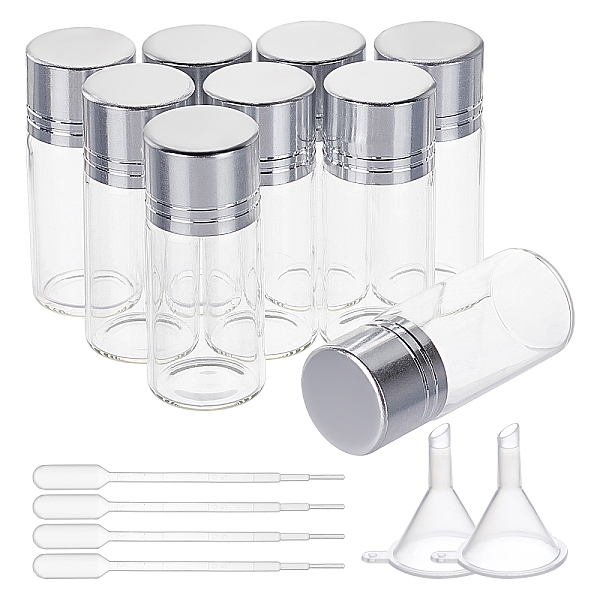 PandaHall BENECREAT Glass Bead Containers, with Aluminum Lid, Disposable Plastic Transfer Pipettes, Mini Transparent Plastic Funnel Hopper..., Silver
PandaHall BENECREAT Glass Bead Containers, with Aluminum Lid, Disposable Plastic Transfer Pipettes, Mini Transparent Plastic Funnel Hopper..., Silver