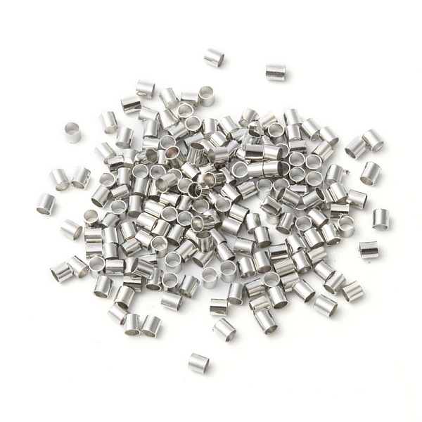 PandaHall 2MM Platinum Plated Tube Crimp Beads, Cadmium Free & Lead Free, Brass Beads, about 2mm wide, 2mm long, hole: 1.5mm, about...
PandaHall 2MM Platinum Plated Tube Crimp Beads, Cadmium Free & Lead Free, Brass Beads, about 2mm wide, 2mm long, hole: 1.5mm, about...