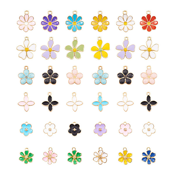 PandaHall Kissitty 54Pcs 27 Style Alloy Enamel Pendants, Light Gold, Mixed Flower, Light Gold, 2pcs/Style Alloy+Enamel Mixed Shapes..., Multicolor
PandaHall Kissitty 54Pcs 27 Style Alloy Enamel Pendants, Light Gold, Mixed Flower, Light Gold, 2pcs/Style Alloy+Enamel Mixed Shapes..., Multicolor