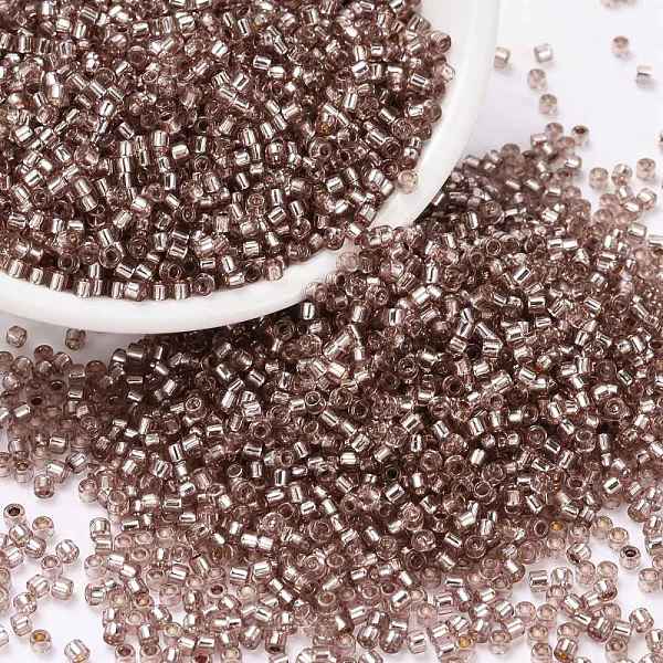 PandaHall Cylinder Seed Beads, Silver Lined, Round Hole, Uniform Size, Rosy Brown, 2x1.5mm, Hole: 0.8mm, about 888pcs/10g Glass
PandaHall Cylinder Seed Beads, Silver Lined, Round Hole, Uniform Size, Rosy Brown, 2x1.5mm, Hole: 0.8mm, about 888pcs/10g Glass