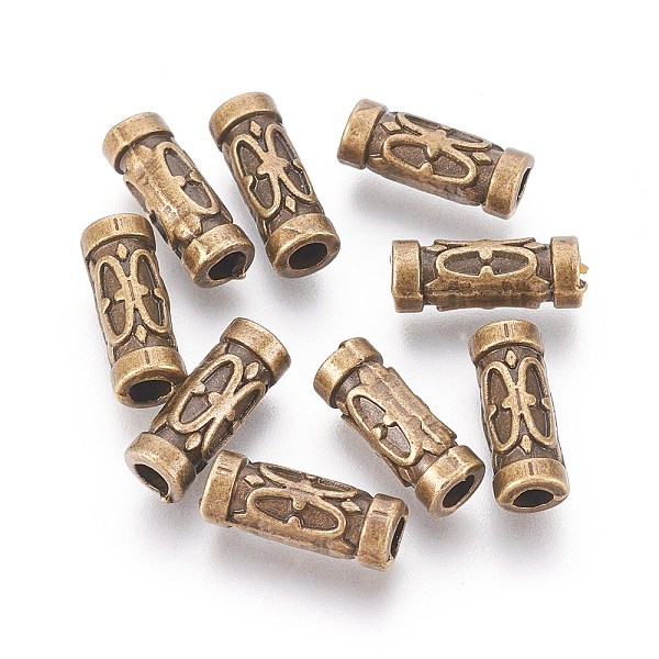 PandaHall Tibetan Style Alloy Tube Beads, Cadmium Free & Lead Free, Antique Bronze, 13x5mm, Hole: 2.5mm Alloy Tube
PandaHall Tibetan Style Alloy Tube Beads, Cadmium Free & Lead Free, Antique Bronze, 13x5mm, Hole: 2.5mm Alloy Tube