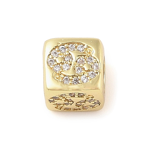 PandaHall Brass Micro Pave Clear Cubic Zirconia European Beads, Cube, Cancer, 8x8x7.5mm, Hole: 4.5mm Brass+Cubic Zirconia Cancer Clear
PandaHall Brass Micro Pave Clear Cubic Zirconia European Beads, Cube, Cancer, 8x8x7.5mm, Hole: 4.5mm Brass+Cubic Zirconia Cancer Clear