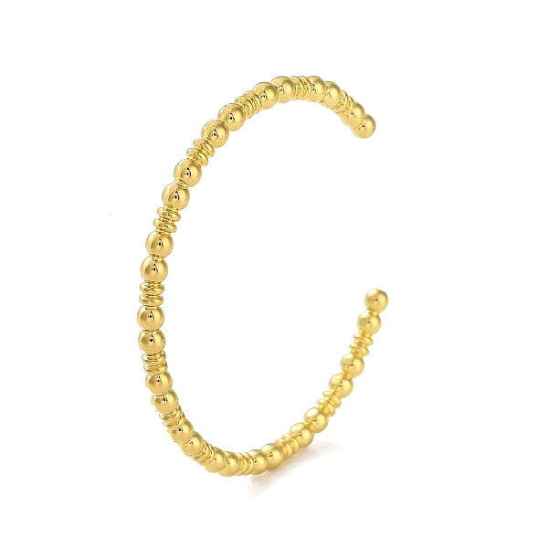 PandaHall Brass Cuff Bangles, Long-Lasting Plated, Lead Free & Cadmium Free, Real 18K Gold Plated, Inner Diameter: 2-1/4 inch(5.7cm) Brass
PandaHall Brass Cuff Bangles, Long-Lasting Plated, Lead Free & Cadmium Free, Real 18K Gold Plated, Inner Diameter: 2-1/4 inch(5.7cm) Brass