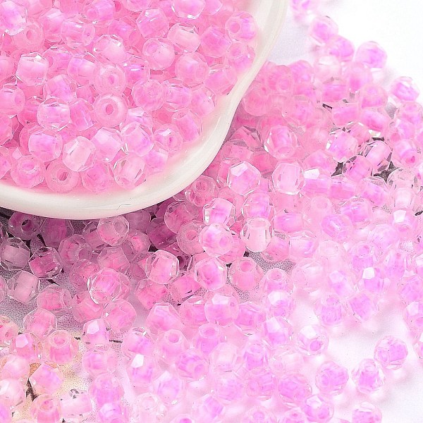 PandaHall Glass Seed Beads, Inside Colours, Bicone, Pearl Pink, 4.5x3.5mm, Hole: 1.4mm, about 5625pcs/pound Glass Bicone
PandaHall Glass Seed Beads, Inside Colours, Bicone, Pearl Pink, 4.5x3.5mm, Hole: 1.4mm, about 5625pcs/pound Glass Bicone