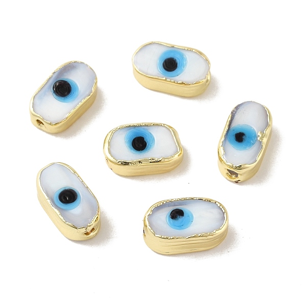 PandaHall Handmade Evil Eye Lampwork Beads, with Brass Findings, Lead Free & Cadmium Free, Long-Lasting Plated, Oval, White...
PandaHall Handmade Evil Eye Lampwork Beads, with Brass Findings, Lead Free & Cadmium Free, Long-Lasting Plated, Oval, White...
