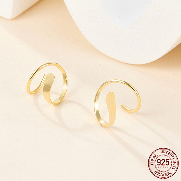 PandaHall 925 Sterling Silver Double Hoop Twist Earrings for Single Piercing, Spiral Hoop Earrings, Real 18K Gold Plated, 12mm Sterling...
PandaHall 925 Sterling Silver Double Hoop Twist Earrings for Single Piercing, Spiral Hoop Earrings, Real 18K Gold Plated, 12mm Sterling...
