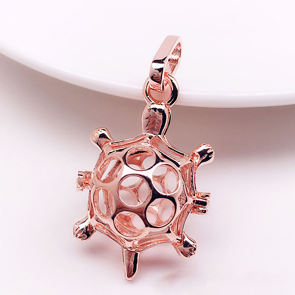 PandaHall Brass Bead Cage Pendants, for Chime Ball Pendant Necklaces Making, Hollow Tortoise Charm, Rose Gold, 29x20.5x15mm, Hole: 9.5x4mm...
PandaHall Brass Bead Cage Pendants, for Chime Ball Pendant Necklaces Making, Hollow Tortoise Charm, Rose Gold, 29x20.5x15mm, Hole: 9.5x4mm...