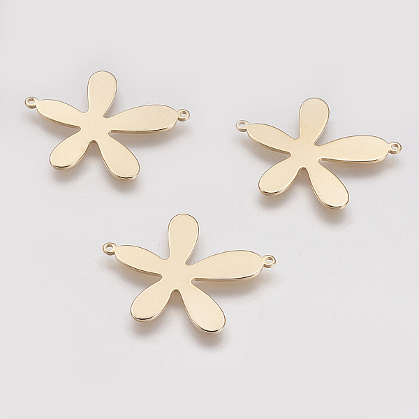 PandaHall Brass Links connectors, Real 18K Gold Plated, Flower, 23x28x0.8mm, Hole: 1mm Brass Flower
PandaHall Brass Links connectors, Real 18K Gold Plated, Flower, 23x28x0.8mm, Hole: 1mm Brass Flower