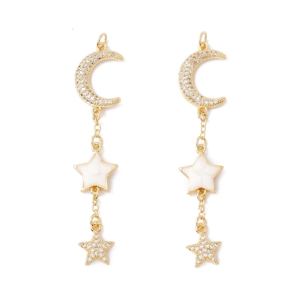 PandaHall Rack Plating Brass Micro Pave Clear Cubic Zirconia Big Pendants, with Jump Rings and Enamel, Long-Lasting Plated, Cadmium Free &...
PandaHall Rack Plating Brass Micro Pave Clear Cubic Zirconia Big Pendants, with Jump Rings and Enamel, Long-Lasting Plated, Cadmium Free &...