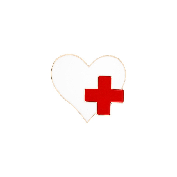 PandaHall Medical Theme Alloy Brooches, Enamel Lapel Pin, with Butterfly Clutches, for Backpack Clothes, Light Gold, Heart Pattern..., Red
PandaHall Medical Theme Alloy Brooches, Enamel Lapel Pin, with Butterfly Clutches, for Backpack Clothes, Light Gold, Heart Pattern..., Red