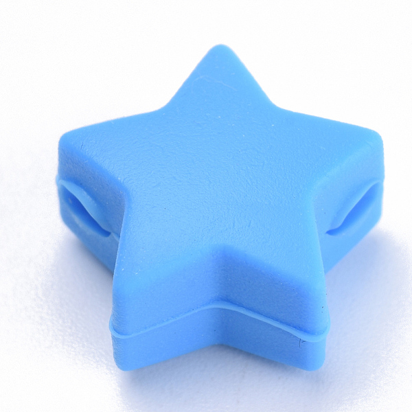 PandaHall Food Grade Eco-Friendly Silicone Beads, Chewing Beads For Teethers, DIY Nursing Necklaces Making, Star, Dodger Blue, 14x13.5x8mm...
PandaHall Food Grade Eco-Friendly Silicone Beads, Chewing Beads For Teethers, DIY Nursing Necklaces Making, Star, Dodger Blue, 14x13.5x8mm...