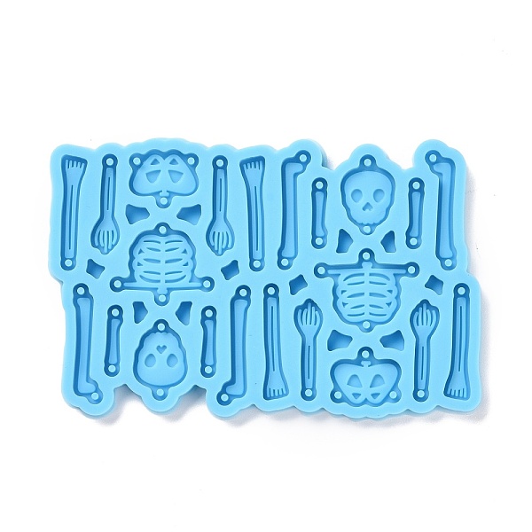 PandaHall DIY Skeleton Componenet Pendant Silicone Molds, Resin Casting Molds, For UV Resin, Epoxy Resin Jewelry Making, Halloween Theme...
PandaHall DIY Skeleton Componenet Pendant Silicone Molds, Resin Casting Molds, For UV Resin, Epoxy Resin Jewelry Making, Halloween Theme...