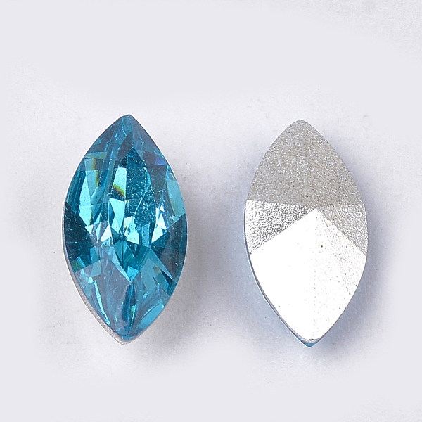 PandaHall Pointed Back Resin Rhinestone Cabochons, Back Plated, Faceted, Horse Eye, Blue Zircon, 9.5~10x4.5~5x3.5mm, about 1200pcs/bag Resin..., Cyan
PandaHall Pointed Back Resin Rhinestone Cabochons, Back Plated, Faceted, Horse Eye, Blue Zircon, 9.5~10x4.5~5x3.5mm, about 1200pcs/bag Resin..., Cyan