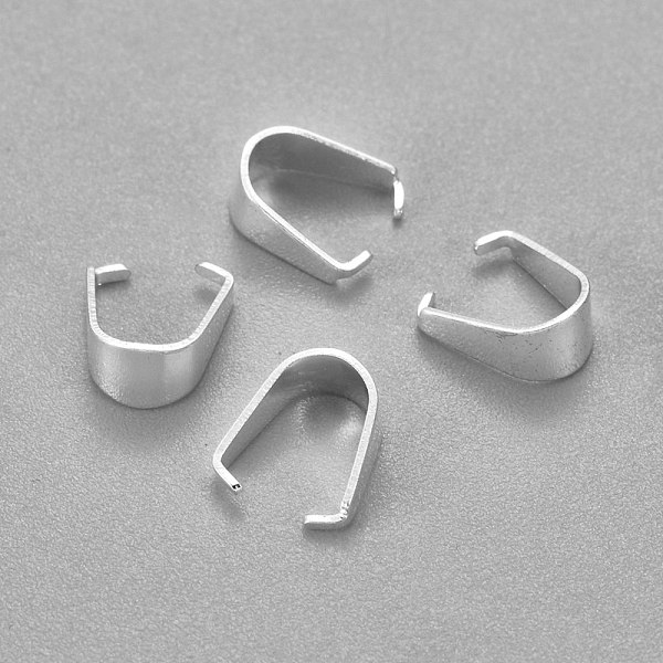 PandaHall 201 Stainless Steel Snap on Bails, Silver, 8x7.5x4mm 201 Stainless Steel
PandaHall 201 Stainless Steel Snap on Bails, Silver, 8x7.5x4mm 201 Stainless Steel