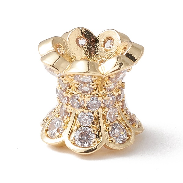 PandaHall Eco-Friendly Rack Plating Brass Micro Pave Cubic Zirconia Double Sided Bead Caps, Long-Lasting Plated, Lead Free & Cadmium Free..., Clear
PandaHall Eco-Friendly Rack Plating Brass Micro Pave Cubic Zirconia Double Sided Bead Caps, Long-Lasting Plated, Lead Free & Cadmium Free..., Clear