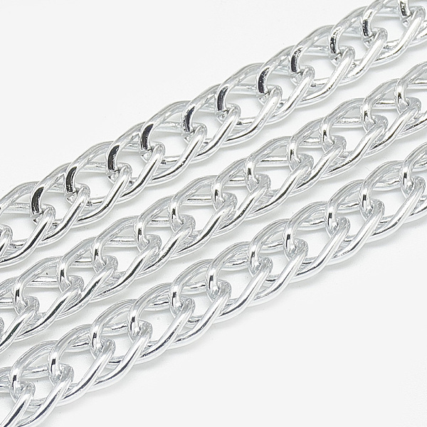 PandaHall Unwelded Aluminum Double Link Chains, with Spool, Gainsboro,14.6x9x1.6mm Aluminum Gray
PandaHall Unwelded Aluminum Double Link Chains, with Spool, Gainsboro,14.6x9x1.6mm Aluminum Gray